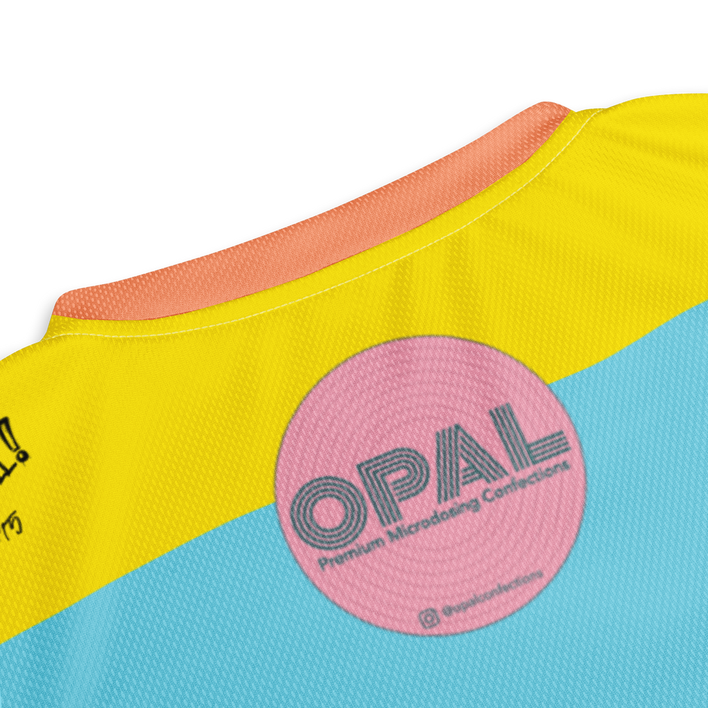 Colorful insole with 'Opal' branding on a white background