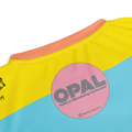 Colorful insole with 'Opal' branding on a white background