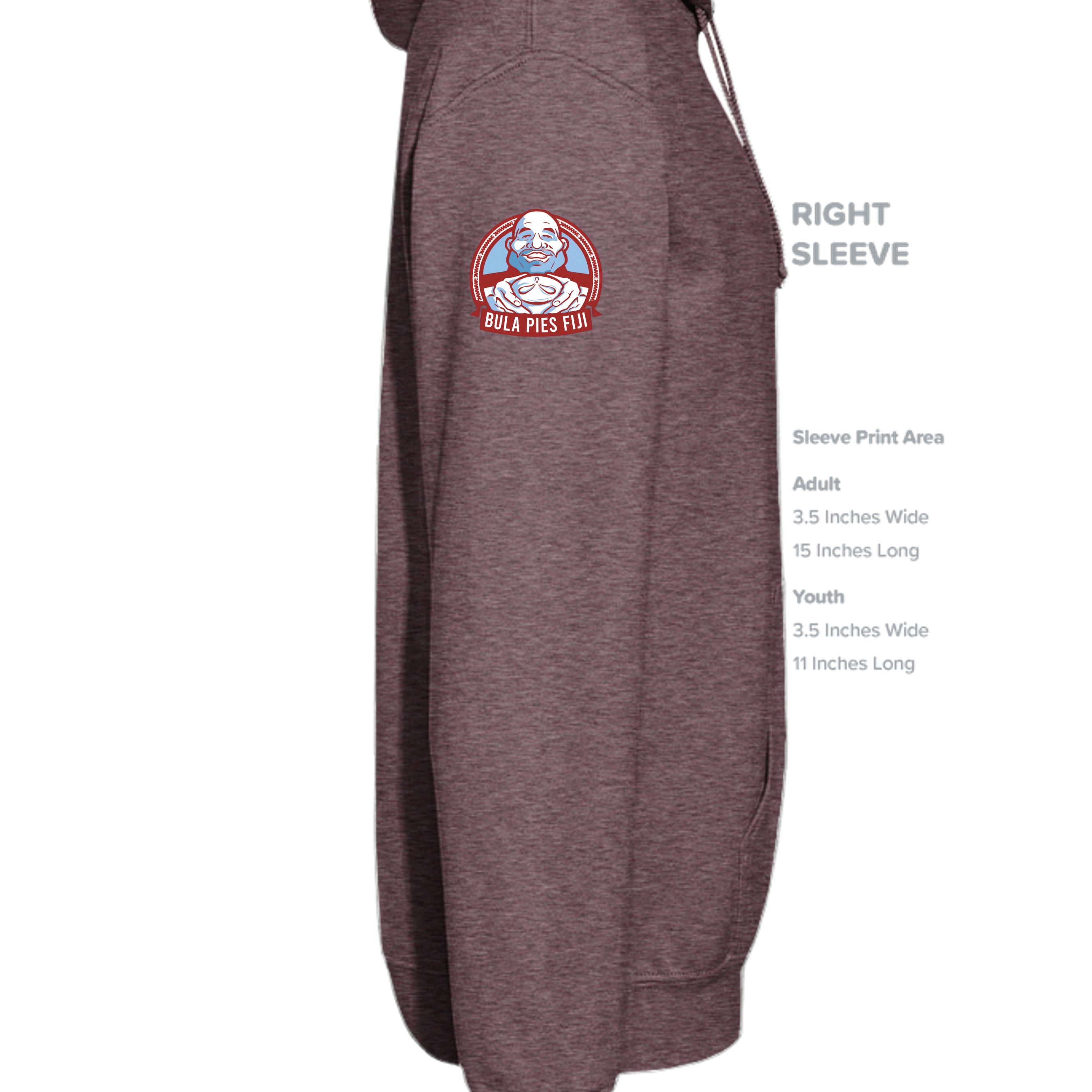 Vintage Heather Maroon - 996 - SLEEVE_RIGHT