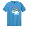Heathered Bright Turquoise - DM108 - FRONT